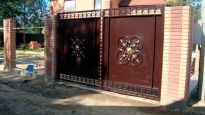 Кованые ворота Арт.ВХК-49 фото 2