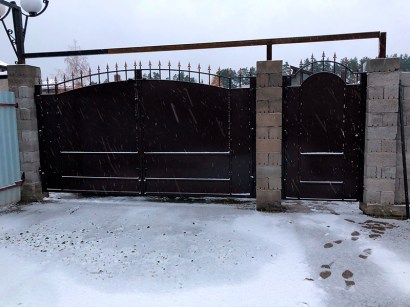 Кованые ворота Арт.ВХК-53 фото 2