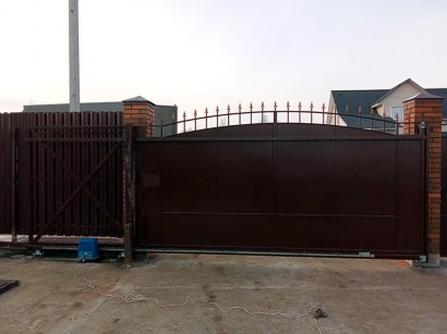 Кованые ворота откатные Арт.ВХКО-39 фото 6