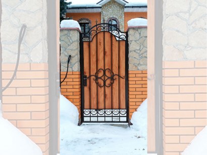 Кованые ворота Арт.ВХК-07 фото 6