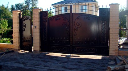 Кованые ворота Арт.ВХК-13 фото 2