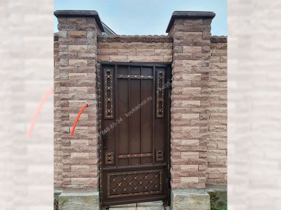Кованые ворота откатные Арт.ВХКО-63 купить в Москве