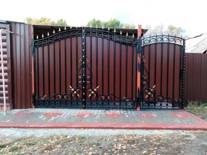 Кованые ворота Арт.ВХК-119 фото 3
