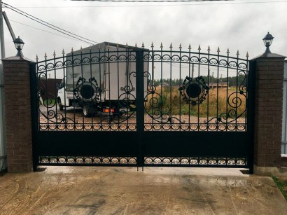 Кованые ворота Арт.ВХК-123 фото 1
