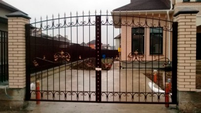 Кованые ворота Арт.ВХК-138 фото 1