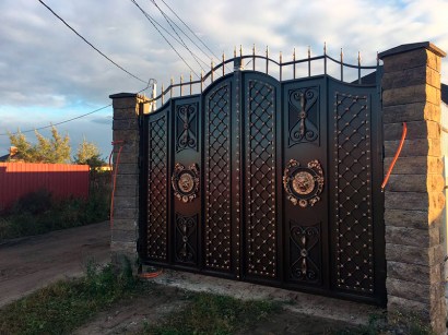 Кованые ворота Арт.ВХК-159