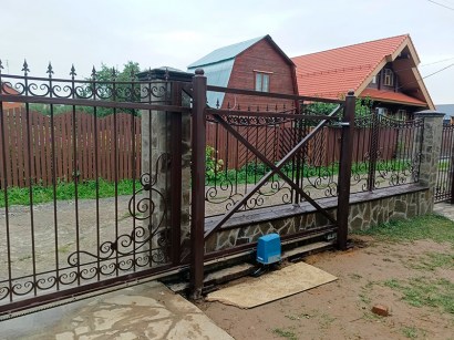 Кованые ворота Арт.ВХК-160 фото 3
