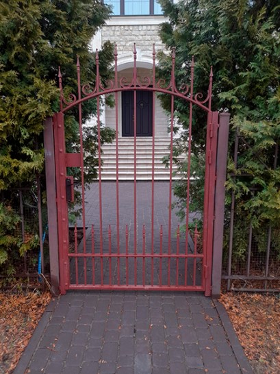 Кованые ворота откатные Арт.ВХКО-16 фото 3