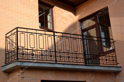 Кованые балконные ограждения купить под ключ фото