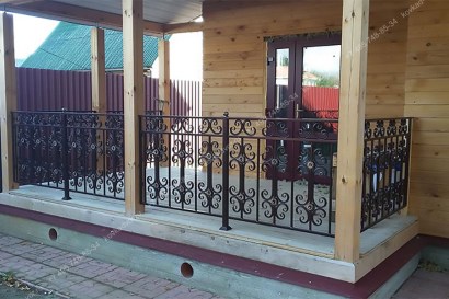 Кованые балконные ограждения купить в москве фотография
