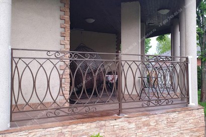 Ограждения из ковки на балкон цены в москве фотография