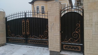 Кованые ворота откатные Арт.ВХКО-15